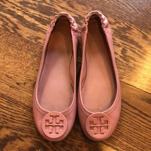 Tory Burch Minnie travel ballet flat Pink Magnolia